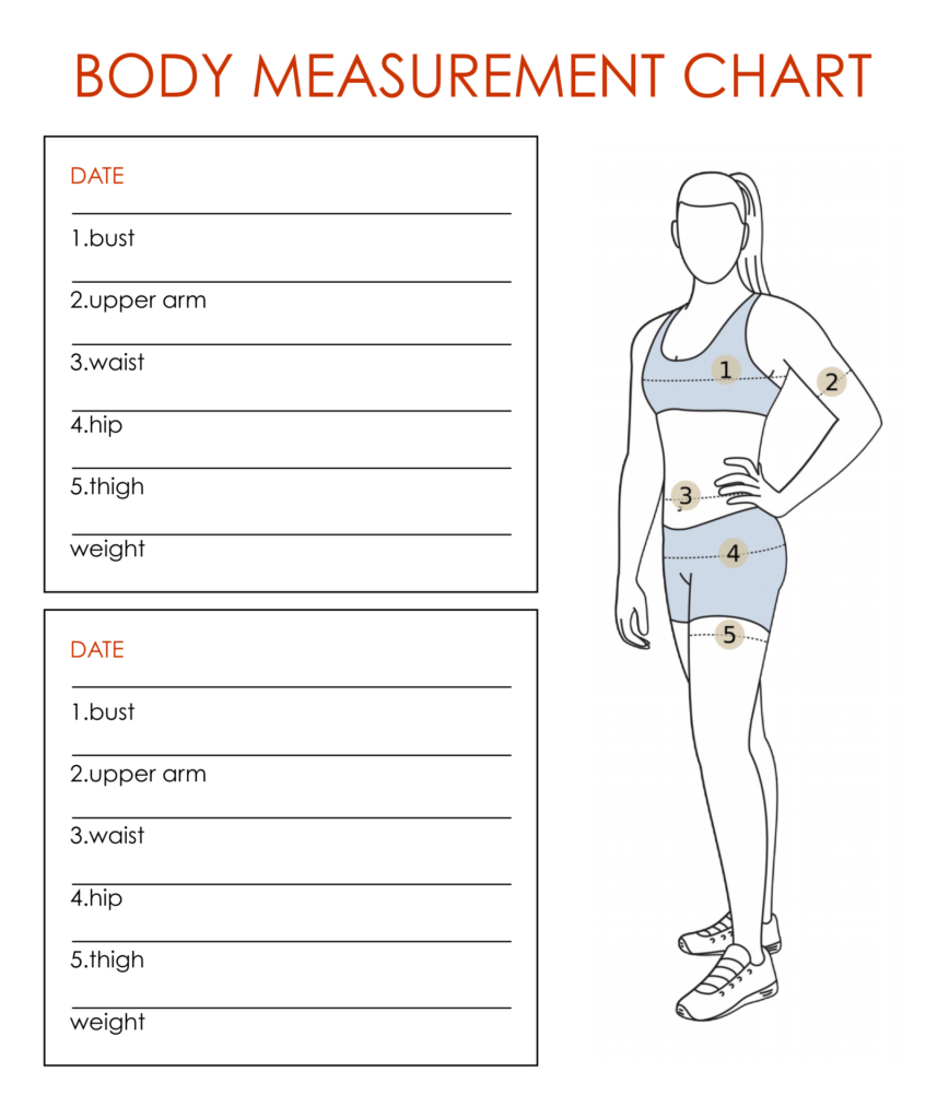 10 Best Printable Weight Loss Measurement Chart PDF For Free At Printablee