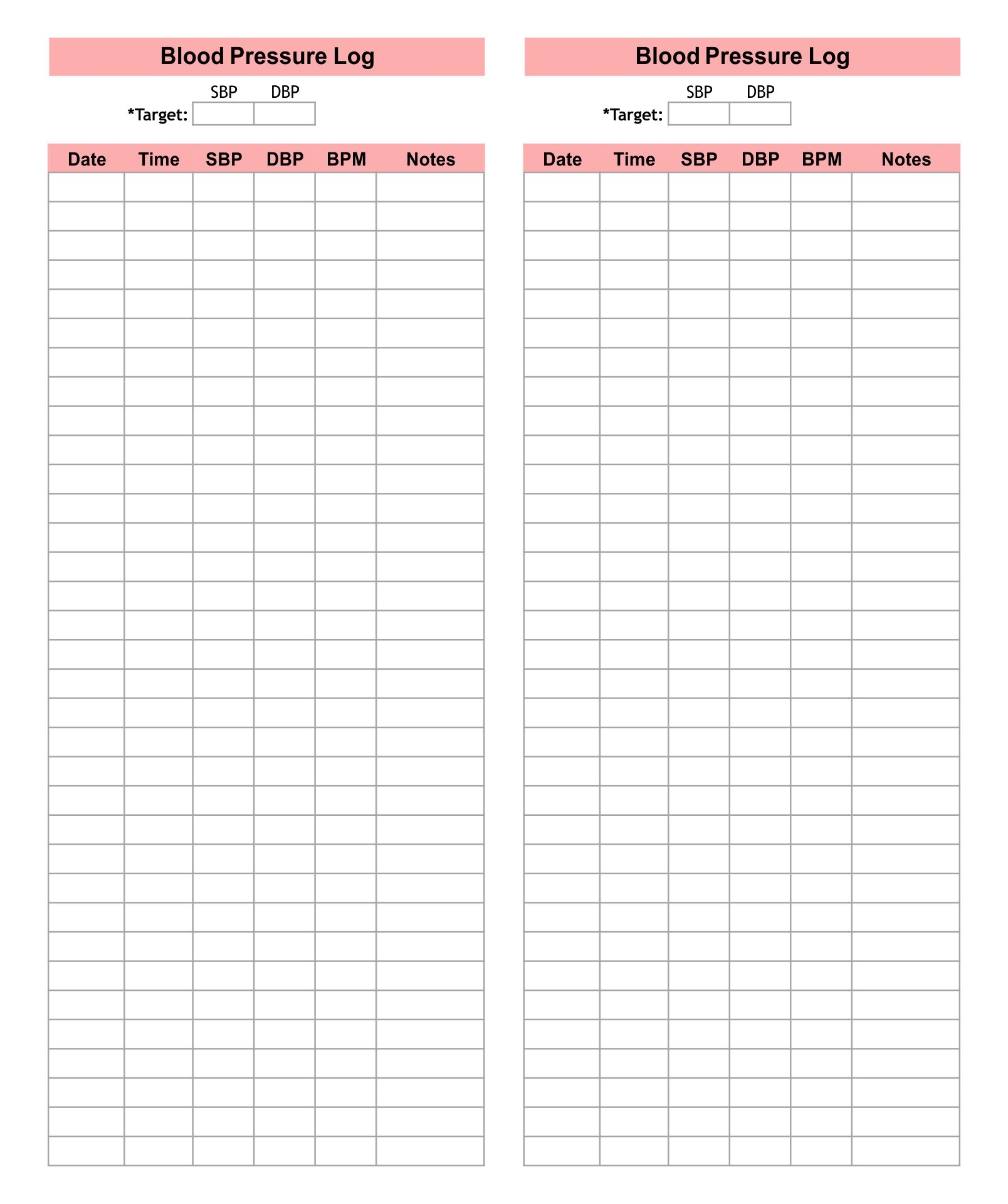 Blood Pressure Printable Chart Free Free Printable Chart Blood Pressure Printable Chart Free Free Printable Chart