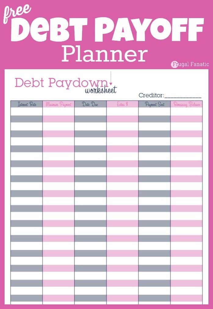 Debt Free Charts Printables If You Are Looking For More Then Check Out 