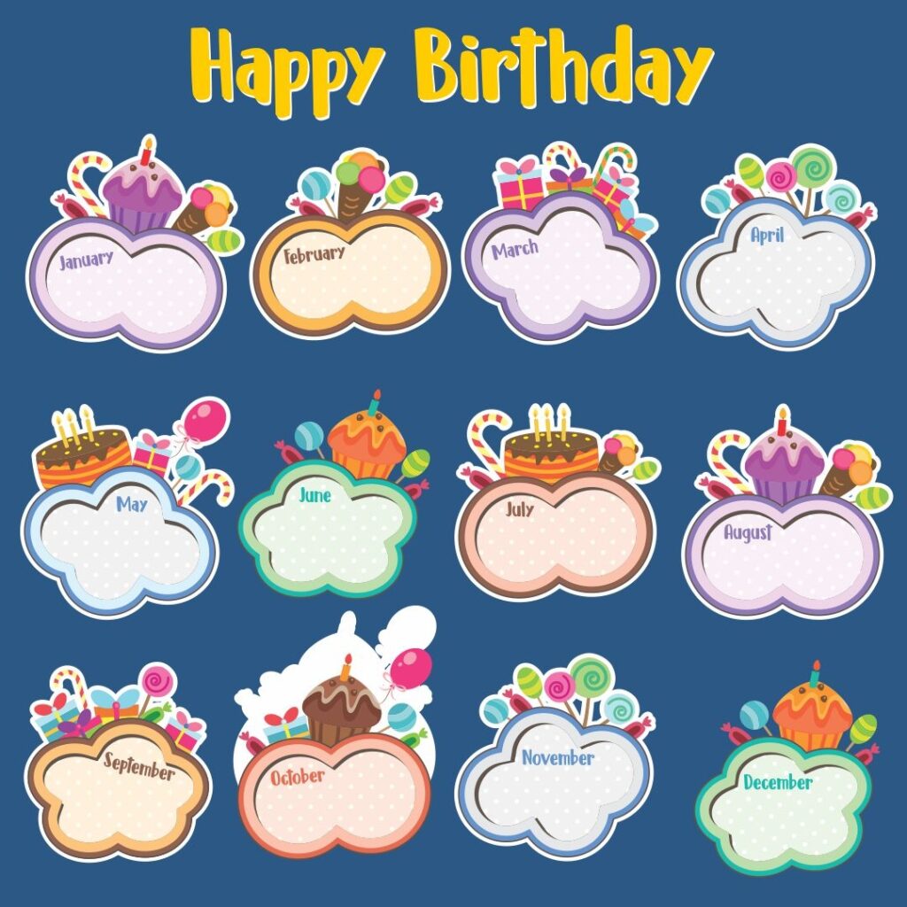 For Classroom Birthday Charts 10 Free PDF Printables Printablee