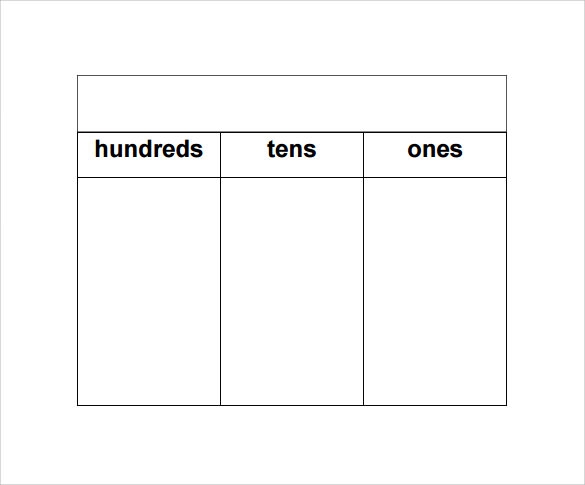 FREE 27 Sample Place Value Chart Templates In PDF MS Word