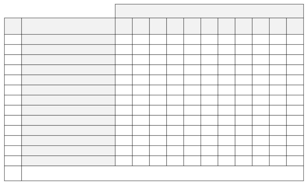 Free Printable Blank Chart Templates