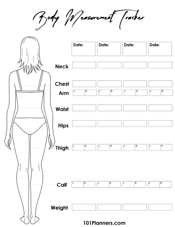 Free Printable Body Measurement Chart For Sewing Printable Word Searches