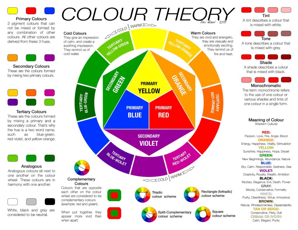 Free Printable Color Wheel For Artists Printable Word Searches