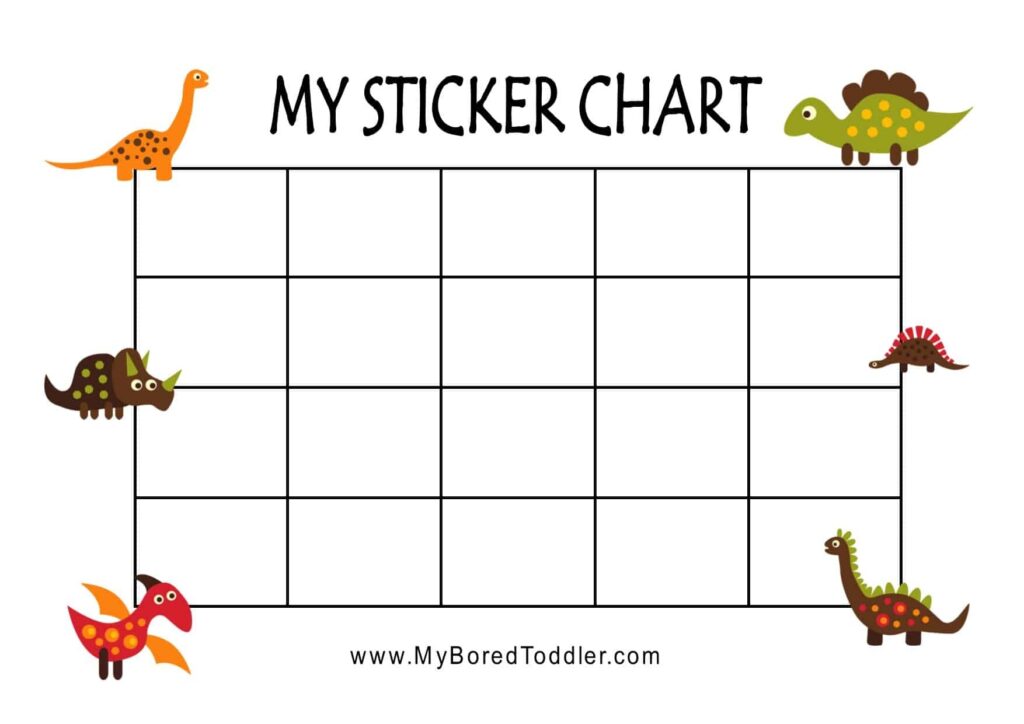 Free Printable Sticker Chart