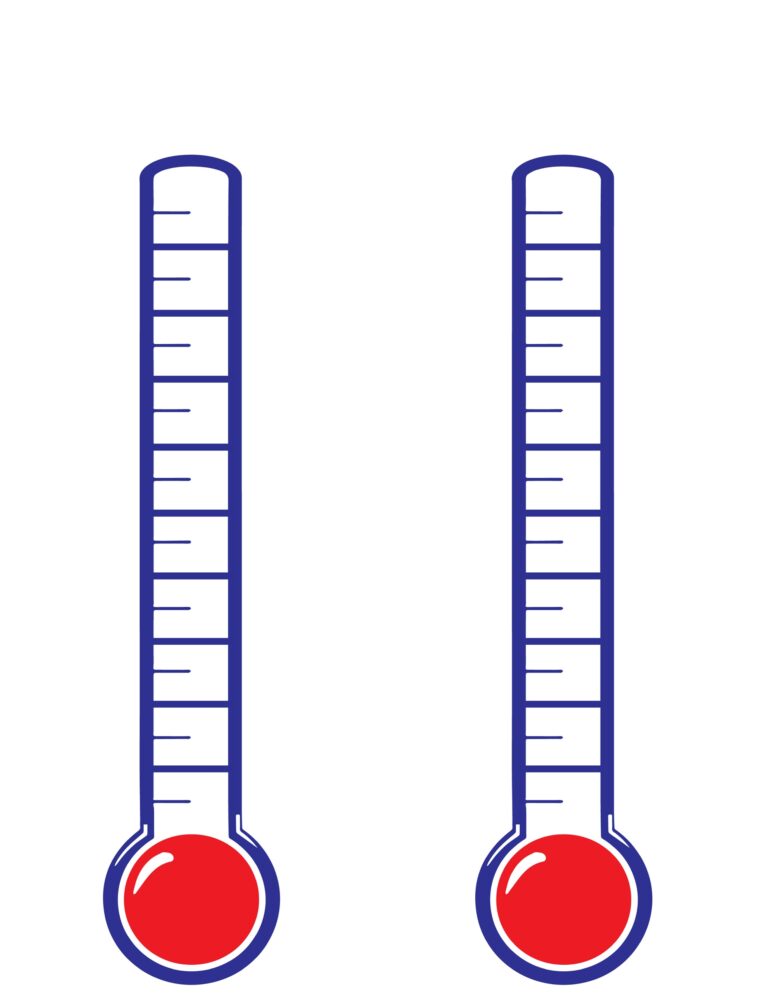 Free Printable Thermometer Goal Chart