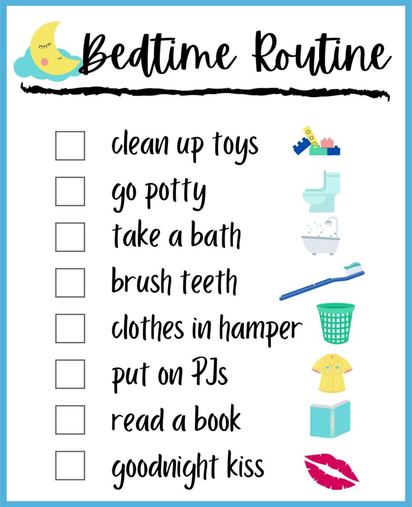 Kids Bedtime Routine Chart 10 Free Pdf Printables Printablee Modafinil24