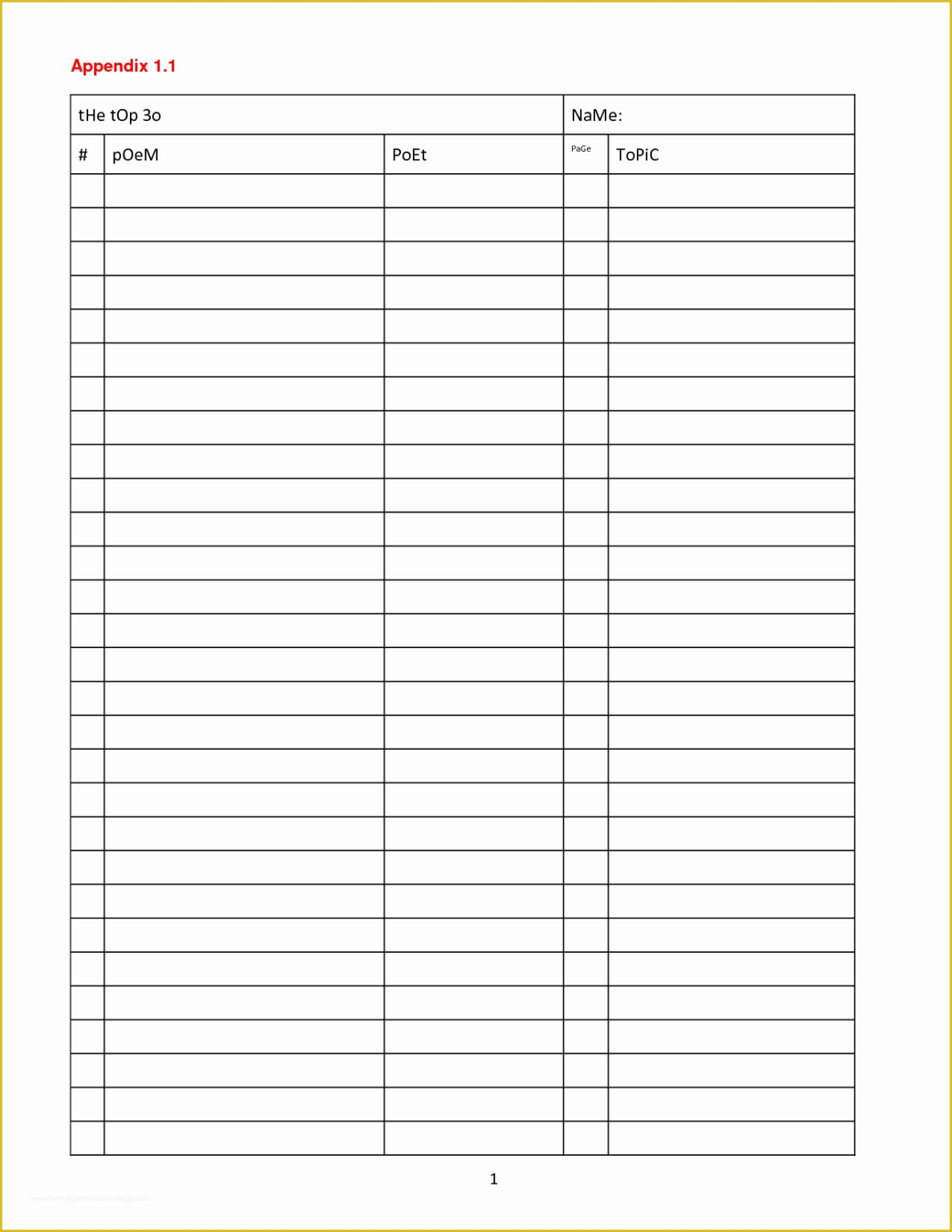 Blank Charts Printable Free Free Printable Chart