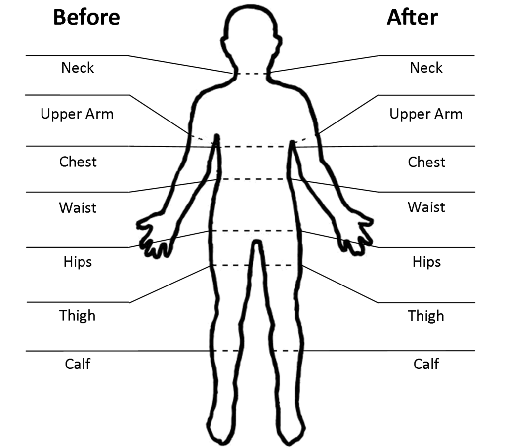 Printable Body Measurement Chart