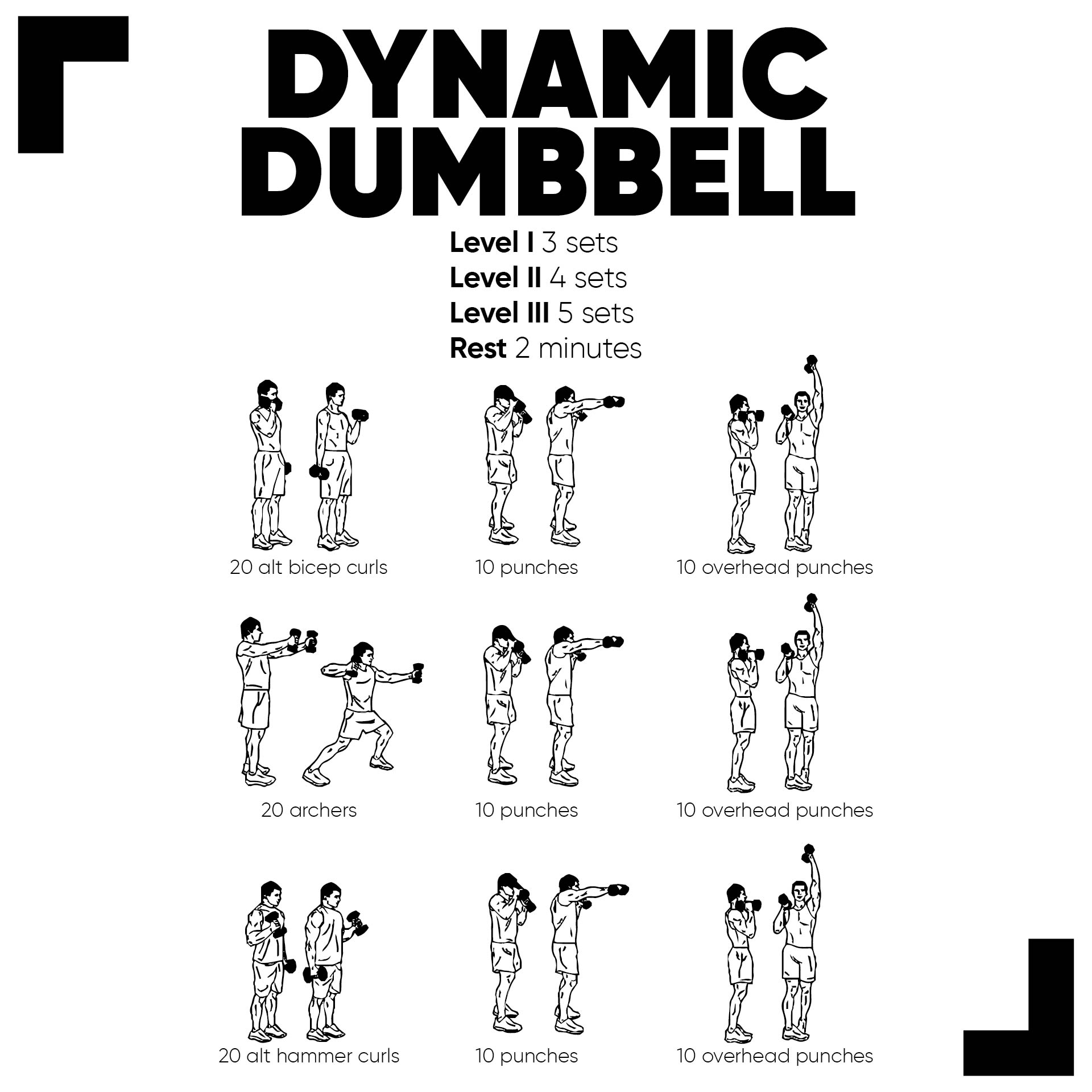 Printable Dumbbell Workout Plan