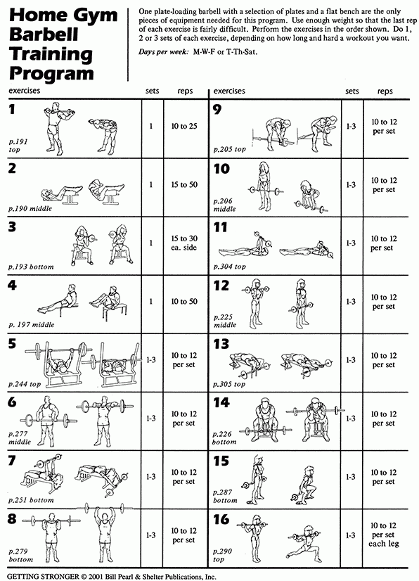 Printable Dumbbell Workout Routine For Women