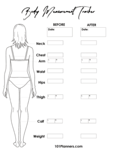 Body Measurements Chart Printable Free Printable Chart Body Measurements Chart Printable Free Printable Chart