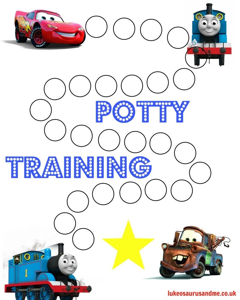 Printable Potty Chart For Stickers