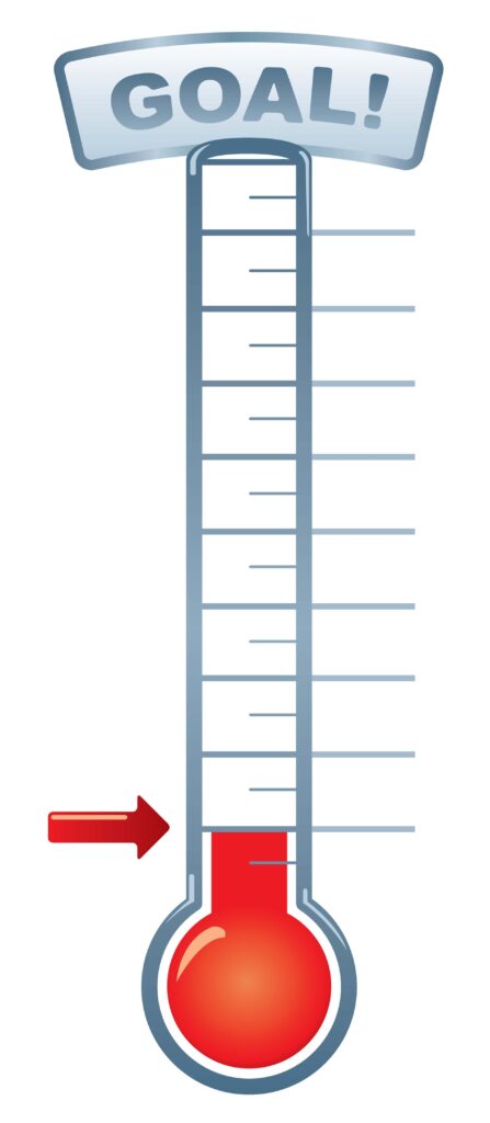 Printable Thermometer Goal Chart