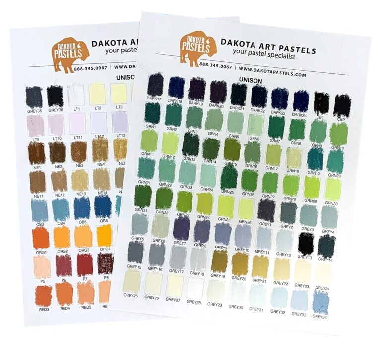 Sennelier Pastel Color Chart