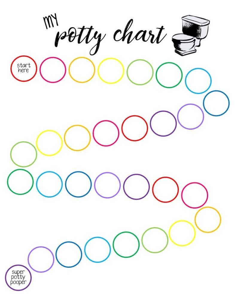 Sticker Chart Printable Potty Training Sticker Chart Printable Reward 
